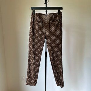 Anthropologie Polka Dot Cigarette Pants
